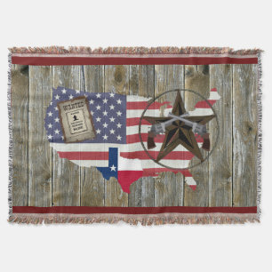 Texas Lone Star Dueling Pistols mest önskat tecken Filt