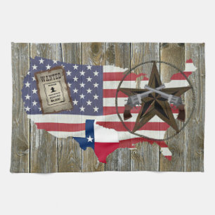 Texas Lone Star Dueling Pistols mest önskat tecken Kökshandduk