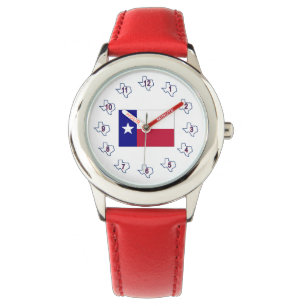 Texas Lone Star Flagga Armbandsur