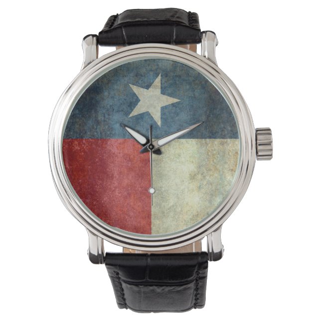 Texas "Lone Star Flagga" Armbandsur (Framsida)