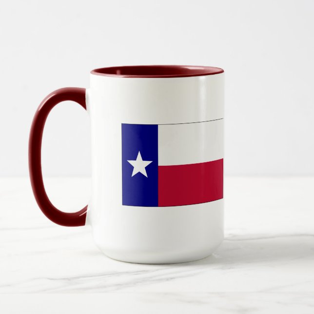 Texas Lone Star Flagga Mugg (Vänster)