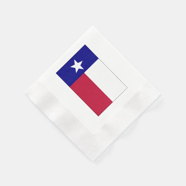 Texas Lone Star Flagga Pappersservett (Hörn)
