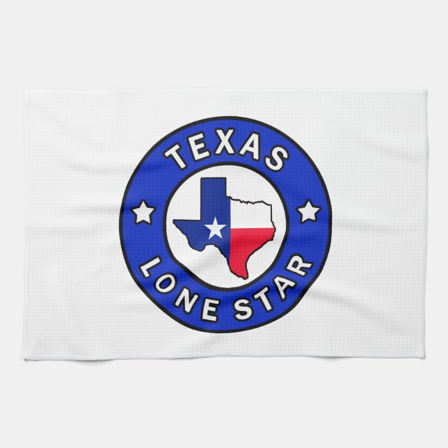 Texas Lone Star Kökshandduk (Horisontell)