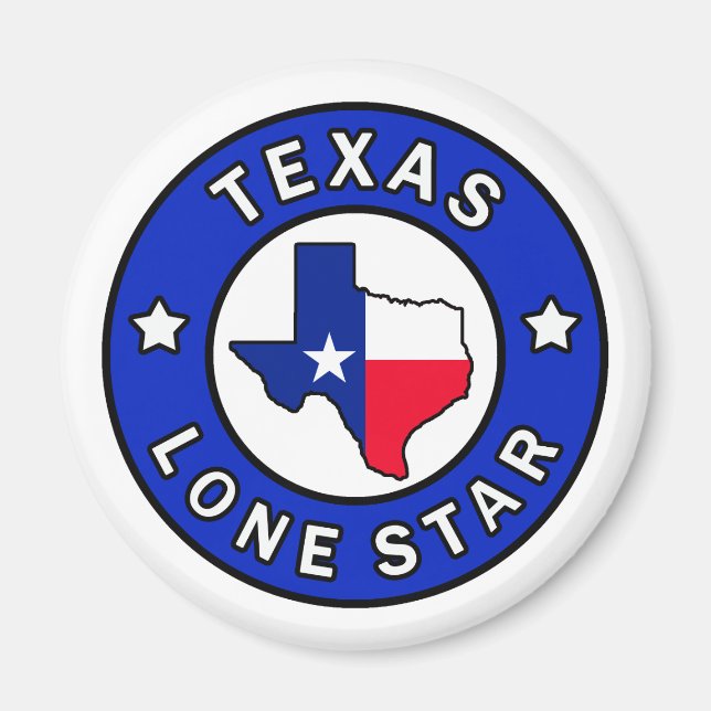 Texas Lone Star Magnet (Framsidan)
