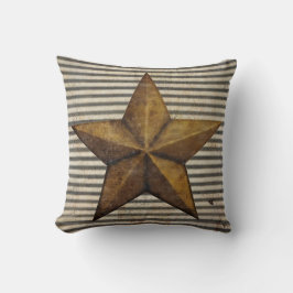 Texas Lone Star Pojke Rustic Farm Boho Nursery Kudde