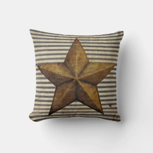 Texas Lone Star Pojke Rustic Farm Boho Nursery Kudde