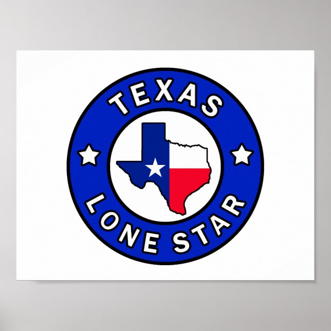 Texas Lone Star Poster (Framsidan)