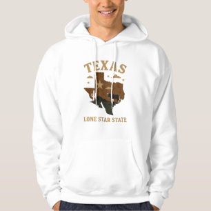 Texas Lone Star State - en hyllning till självstän Hoodie