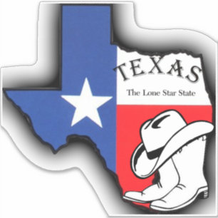 Texas, Lone Star State Klistermärken