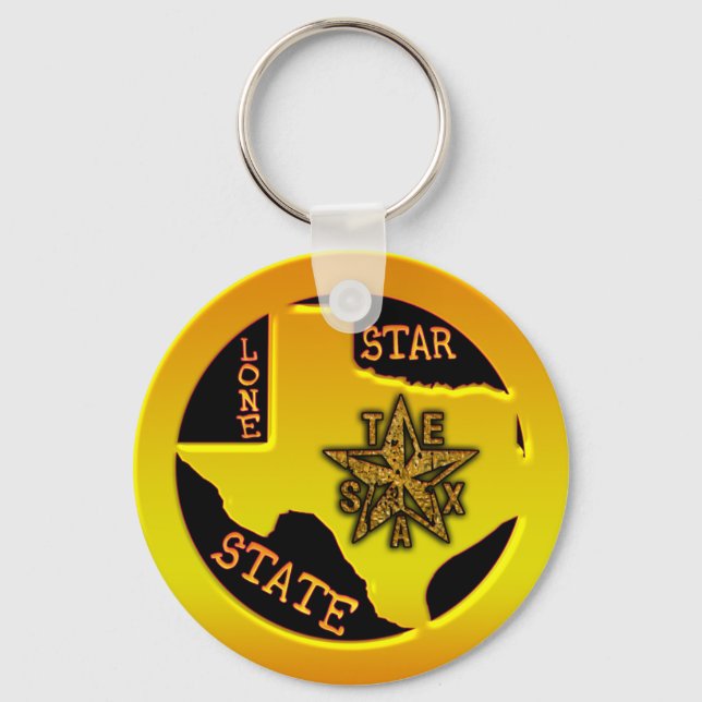 Texas Lone Star State Nyckelring (Framsida)