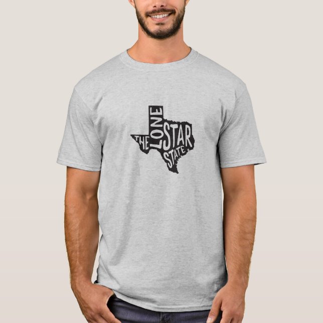 Texas: Lone Star State Shirt T (Framsida)