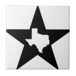 Texas Lone Star State US Anpassningsbar Bläck Kakelplatta<br><div class="desc">Den här Texas Lone Star State-designen från U.S. Anpassningsbar Bläck är trevlig och enkel.  Den stora Lone Star i Texas har en statskontur av Texas.  Texas är Lone Star State.  Det här är en underbarare design som visar ditt Texas-pride!</div>