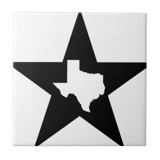 Texas Lone Star State US Anpassningsbar Bläck Kakelplatta