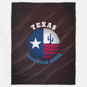 TEXAS LONE STAR STATLIG FLAGGA FLEECEFILT