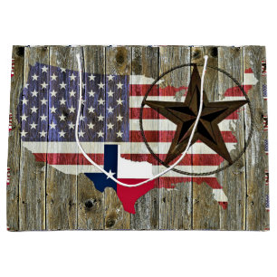 Texas Lone Star Statlig flagga Karta