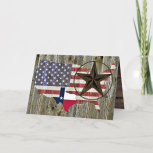 Texas Lone Star Statlig flagga Karta Kort