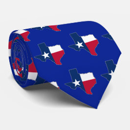 Texas Lone Star Statlig flagga och Karta Outline T Slips