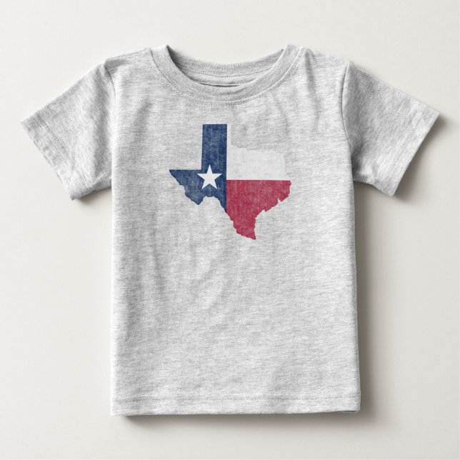 Texas Lone Star Vintage Austin Dallas Houston T Shirt (Framsida)