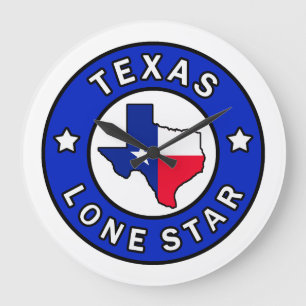 Texas Lone stjärna Stor Klocka