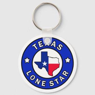 Texas Lone stjärnakeychain Nyckelring