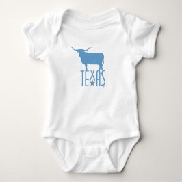 Texas, Longhorn, blå symboler T Shirt