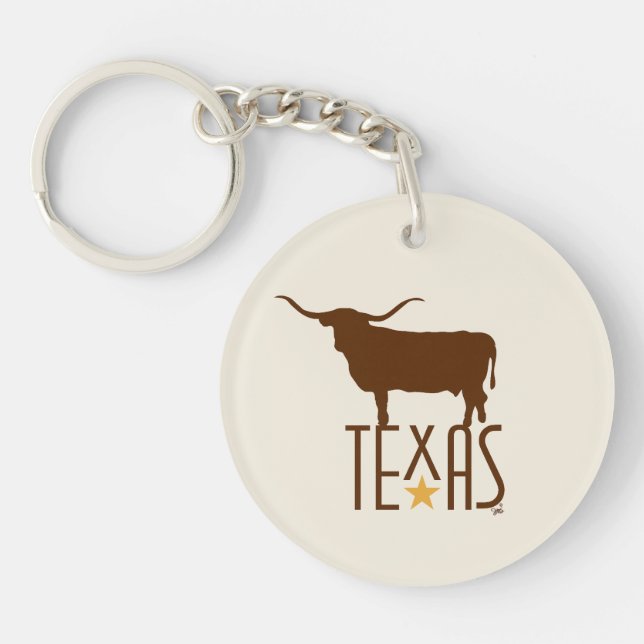 Texas, Longhorn, bruna symboler (Framsidan)