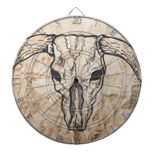 Texas Longhorn Bull Skull Darttavla