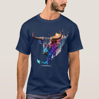 Texas Longhorn Bull T Shirt