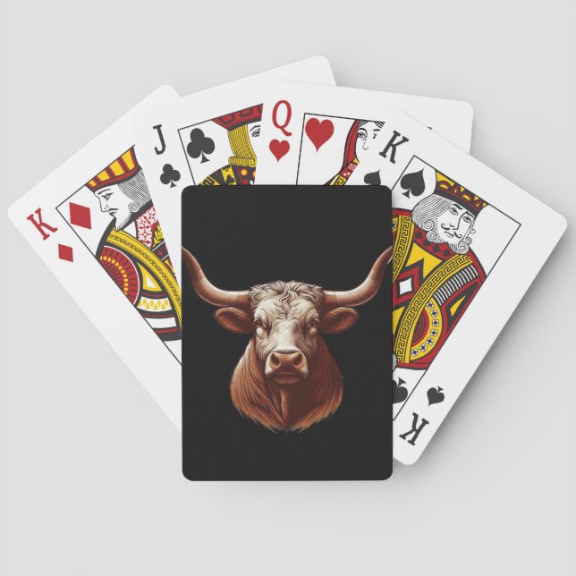 Texas Longhorn Casinokort (Baksidan)