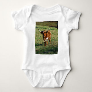Texas Longhorn Cattle Cow Photo Rustic Tee Shirt