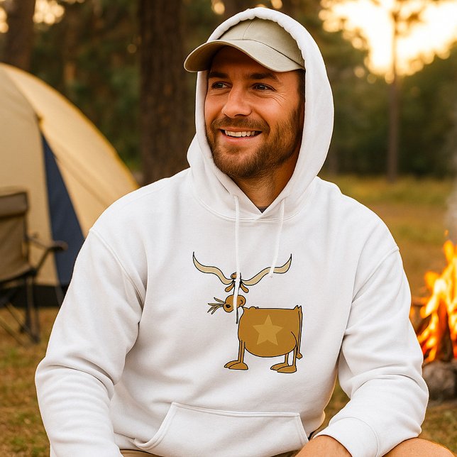Texas Longhorn Cow Hoodie (Skapare uppladdad)