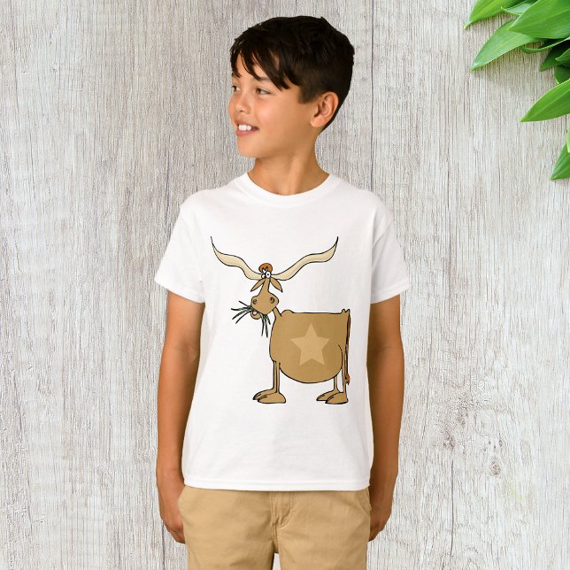 Texas Longhorn Cow T Shirt (Skapare uppladdad)