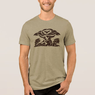 Texas Longhorn Eagle Western Ranch Grafik T Shirt