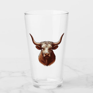Texas Longhorn Glaskopp