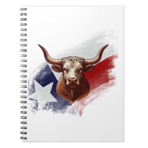 Texas longhorn ko anteckningsbok