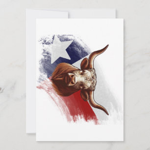 Texas longhorn ko julkort