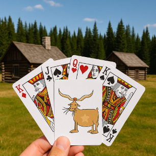 Texas Longhorn Ko med stjärna Casinokort