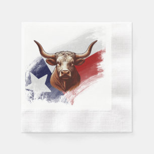 Texas longhorn ko pappersservett