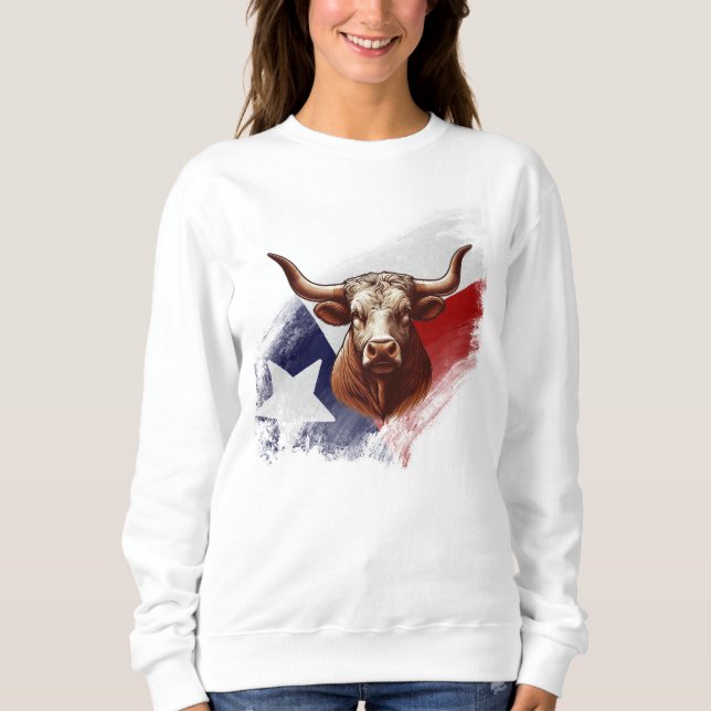 Texas longhorn ko t shirt (Framsida)