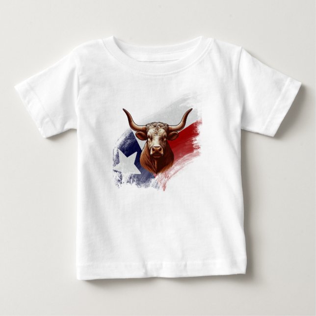 Texas longhorn ko t shirt (Framsida)