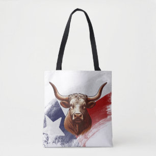 Texas longhorn ko tygkasse