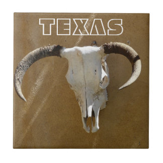 Texas-Longhorn kodöskallar Kakelplatta