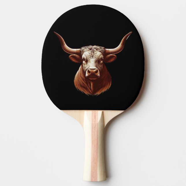 Texas Longhorn Pingisracket (Framsidan)