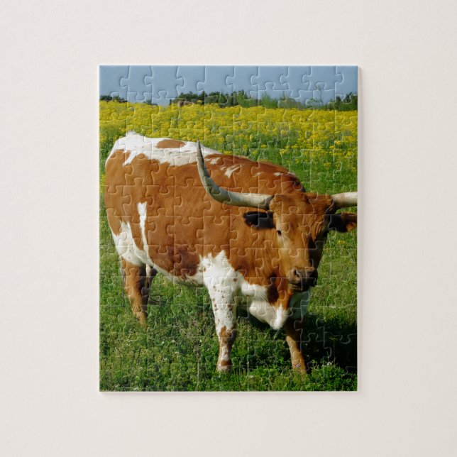 Texas Longhorn Pussel (Vertikal)