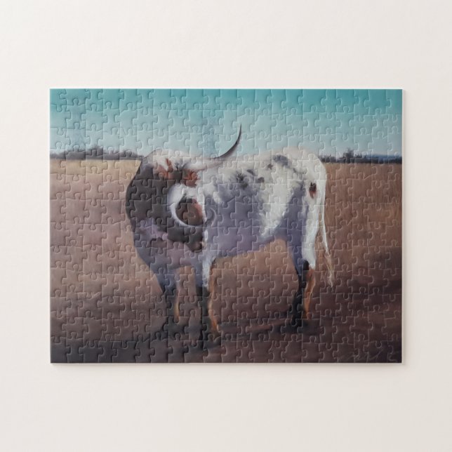 Texas Longhorn Pussel (Horisontell)