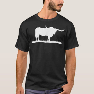Texas Longhorn Rancher - Longhorn Cow for Cattle F T Shirt