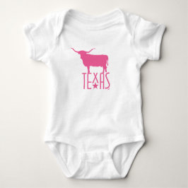 Texas, Longhorn, rosa T Shirt