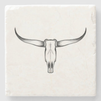 Texas Longhorn Skull Pillow Stenunderlägg