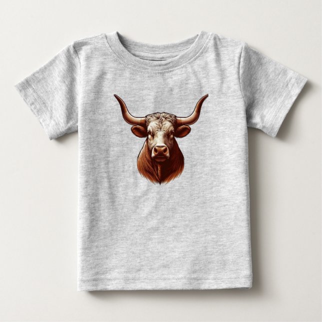 Texas Longhorn T Shirt (Framsida)