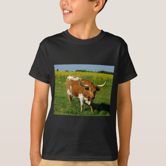 Texas Longhorn Tee Shirt (Framsida)